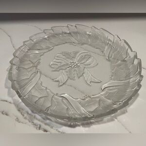 Fifth Avenue Crystal Holly Platter
